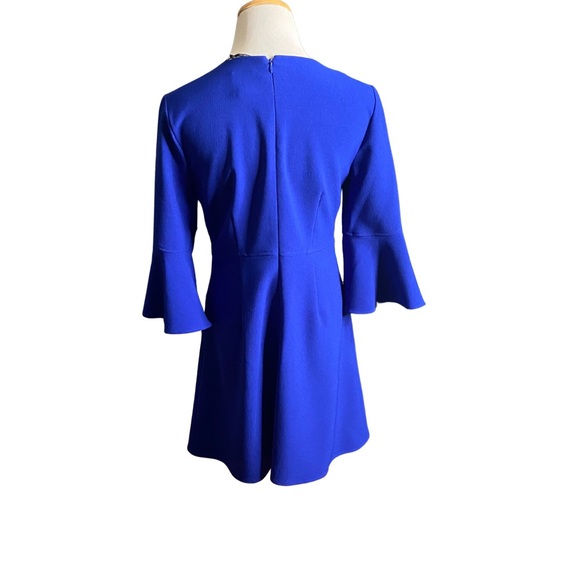 Vince Camuto Blue Bell Sleeve Shift Dress – Size 6P - Picture 3 of 9